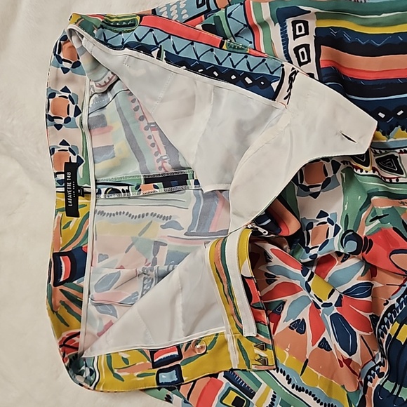 Lafayette 148 Palazzo Patchwork Size 10 - Picture 10 of 10